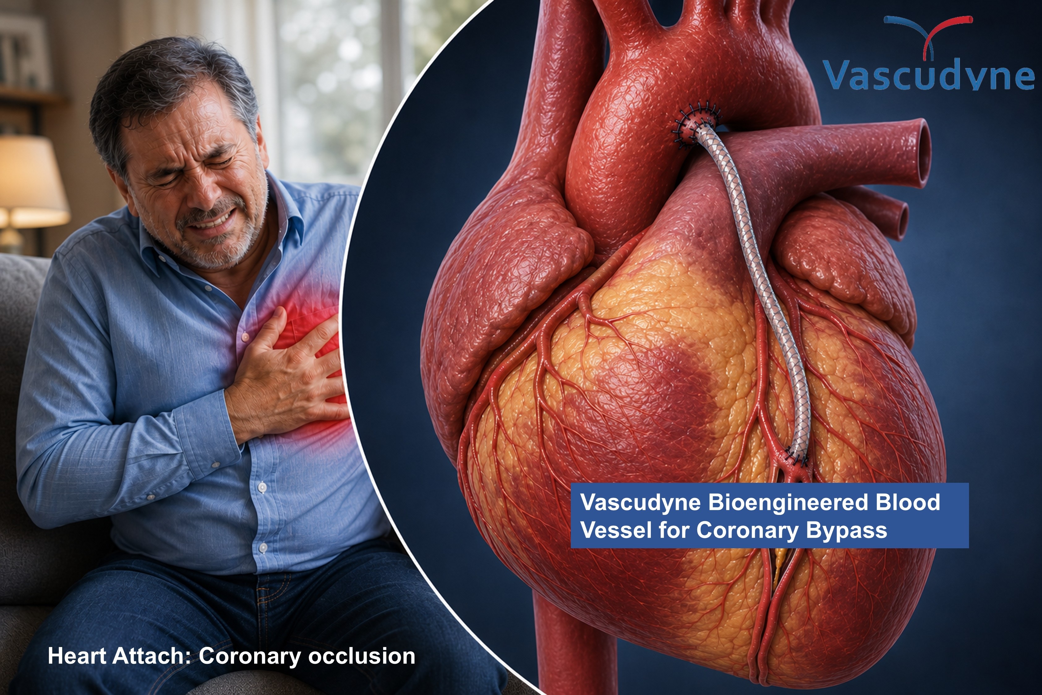 Vascudyne bioengineered coronary graft sustains 18-month patency