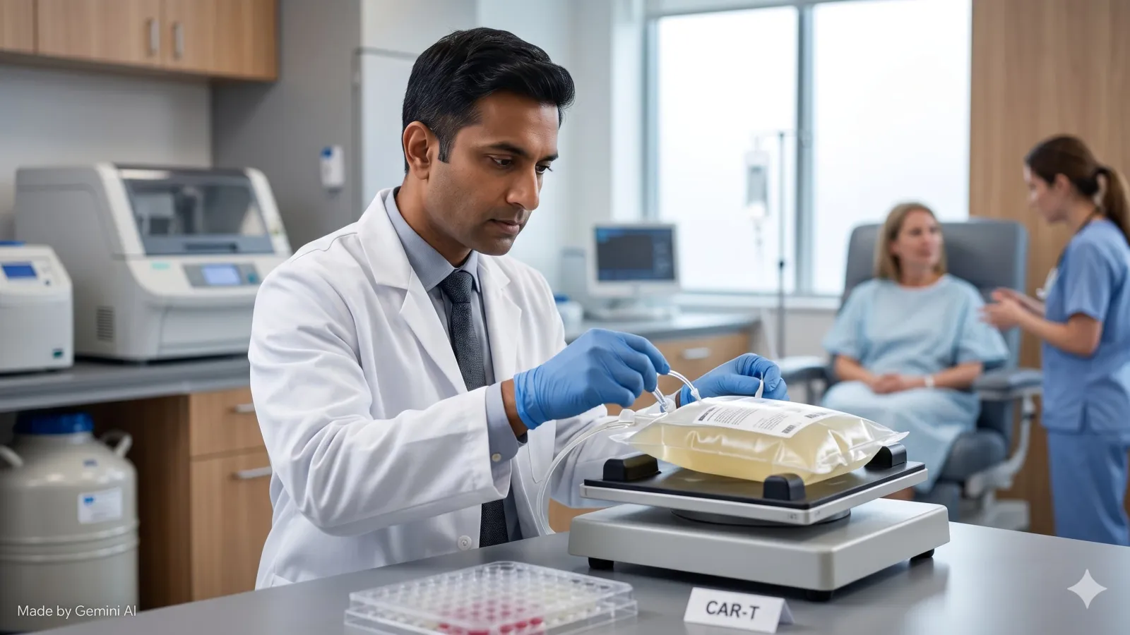 CAR-T therapy for leukaemia