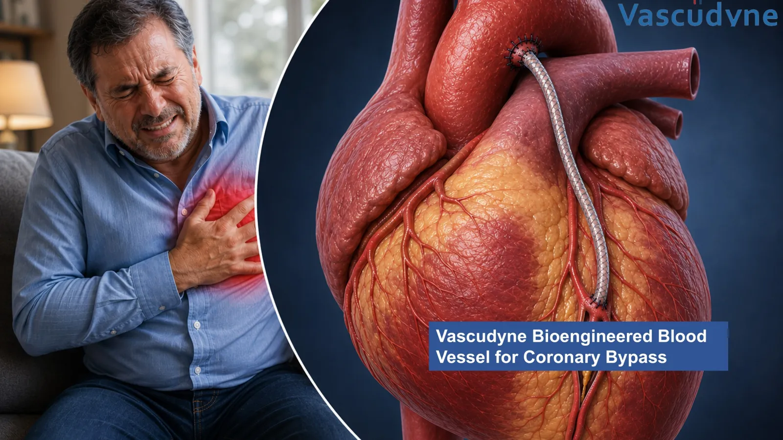 Vascudyne bioengineered coronary graft sustains 18-month patency